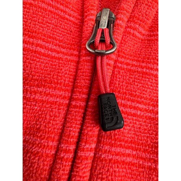 The North Face TKA 100 Fleece Women's Fleece Full Zip Masonic Orange Large L - Picture 5 of 9